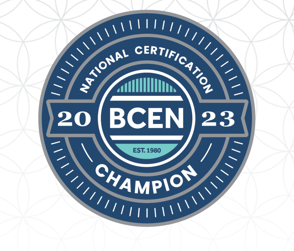 Bcen BCEN 2023 National Certification Champion Award