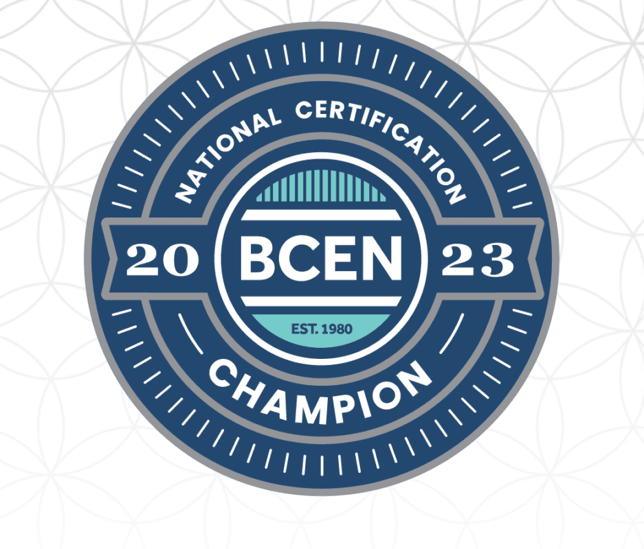Bcen BCEN 2023 National Certification Champion Award