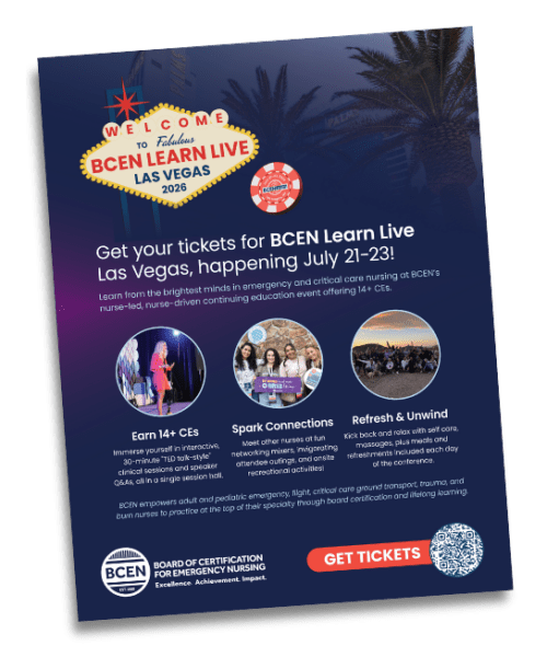 Las Vegas Emergency Nursing Conference | BCEN Learn Live | The Board of ...