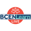 BCEN Learn Live logo featuring stylized people above the text "BCEN Learn LIVE" on a red and white circular background, celebrating the vital role of BCEN volunteer subject matter expert SMEs.