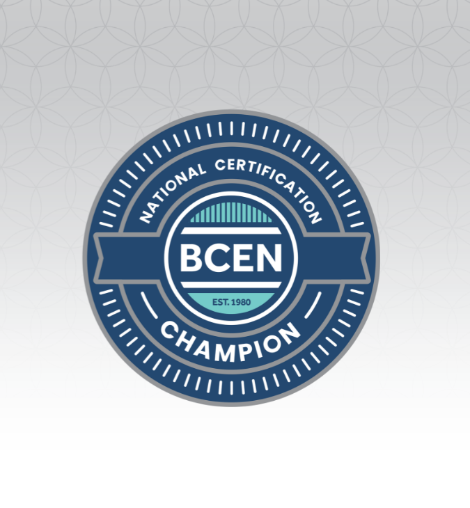 2025 BCEN National Certification Champion Award Winners